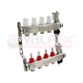 Коллекторная группа из нержавеющей стали с регулирующими клапанами и расходомерами